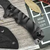 Outdoor Zwart Tactisch Vast Mes Survival Mes Tweekleurig Mes G10 Handvat met Kydex Schede Militaire Combat Jacht Camping Multifunctionele Messen