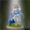 Cartoon Figures 26cm nsfw Soft Elf Village 5th Villageuse Kukuru y Nude Girl Model PVC Action Hentai Figure Figure Adt Toys Doll Drop Livrot DHM5Z