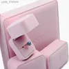 Jewelry Boxes MISHITU Pink Velvet Jewelry Box for Ring Earrings Necklace Packaging Display Props Counter Display Exquisite Decoration L240323