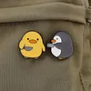 penguin duck knife brooch Cute Anime Movies Games Hard Enamel Pins Collect Cartoon Brooch Backpack Hat Bag Collar Lapel Badges