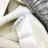 Calças de tamanho masculino de tamanho redondo no pescoço bordado e impresso no estilo polar de verão com rua pura algodão 4qi435 entrega de gotas de vestuário otwg1
