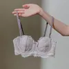 Sous-vêtements pour femmes, sous-vêtements d'été français Sexy en dentelle, soutien-gorge Ultra fin, Bralet, Lingerie féminine, débardeur, Camisole Y4123