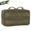 Väskor Taktisk militärbälte Pouch Hunting Pack 1000D Tool Pocket Molle Organizer EDC Bag Small Army Utility Field Sundries Pouch