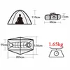 Tents and Shelters Naturehike Tents Single Person Cycling Tent Ultralight Portable Camping Tent 1P Backpacking Hiking Tent Waterproof Sun Shelter 240322