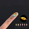 Mini Spoon Erure 2G3G5G Micro Metal Fishing Bait الصلبة SPINNER SPINNER FISH مع تيار خطاف واحد حاد 240313