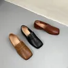 Buty swobodne Birkuir oryginalne skórzane palce na palce dla kobiet szycie miękkie mokasyny luksusowe eleganckie panie