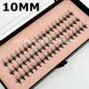 4 트레이 검은 거짓 아이 개인 가짜 밍크 아이 레스 Extensi Beaury 메이크업 도구 14mm 12mm 10mm 8mm N1OP#