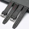 EACHE Nieuwe siliconen rubberen horlogeband Horlogebanden Waterdichte horlogeband 20 mm 21 mm1263K