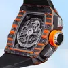 Relógios masculinos relógios mecânicos relógios cronógrafos cronógrafo strap tira luminous luminous wristwatches de fivela dobrável à prova d'água acionamento fas1253138