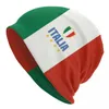 Berets Italy Flag Beanie Cap Unisex Winter Warm Bonnet Femme Knitting Hats Street Outdoor Italian Patriotic Skullies Beanies Caps