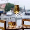 Vinglas med diamant rött vinglasskopp högklassig ins stil kristallglaskoppar vintage vinglasglasögon vinglasglas för champagne dricka l240323