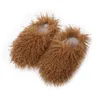 Nieuwe resistent imitatie strand schapen haar slippers warme vrouwen thuis dagelijkse casual katoenen slippers licht gai eur 36-49