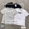 Kith camiseta homem bordado kith camiseta 3xl oversize homens mulheres nova york t camisa de alta qualidade 2024 verão topos camisetas 370