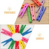 Frames 300 Pc Colorful Wooden Clip Home Decor Party Picture Clamps Lovely Po Clips Cutie Adorable Reusable