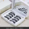 mix Eyeles 2 Paar Doppelmagnet-False-Les-Set, 3D-Magnet-Eyes mit Acryl-Box, wiederverwendbares Make-up-Werkzeug, Geschenk für Mädchen, M11M#