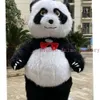 Maskot Kostümleri 2.6m Rusya Dev Panda Kutup Ayısı Partisi Peluş Bebek Iatable Maskot Kostümü 260cm