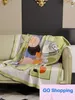 New Light Classic Horse Series Double-Layer Composite Brocade Fox Velvet Blanket Office Nap Blankets Model Room Decoration Sofa Blankets