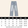 Women's Jeans American Vintage Y2K Low Rise Flare Woman Streetwear Aesthetic Cartoon Embroidery Jean Pants Washed Denim Trouser