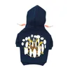 Hundkläder designerkläder märke mjuka och varma hundar hoodie tröja med klassiskt designmönster husdjur vinterrock kallt väderjackor ot61j