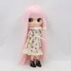 DBS Blyth Middie Doll Douet Doll Pink Cair with Bangs 18 20cm Anime Toy Kawaii Girls Gift 240306