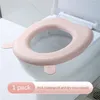 Toilet Seat Covers Cover Convenient Bathroom Home Cushion Sticker Four Seasons Easy To Clean Lovely Paste Style