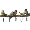 Racks Bird Clothes Hook Door Entrance Key Storage Holder Creative Pastoral Wall Coat Hat Rack Wall Hanging Hook Wall Decoration WJ918