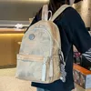 Sacs d'école filles pour adolescents étudiant sac à dos femmes Nylon décontracté coréen sac à dos