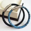 Bracciale da uomo in pelle di pitone di lusso con magnete Orologio in pitone Bracciali con cinturino in vera pelle di marca da donna