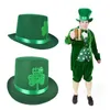 BERETS STPATRICKS DAY CERBRATION HAT SCOPEINSシャムロックフェスティバルヘッドウェアパーティードロップ