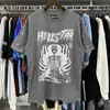 Herren T-Shirts Erreichen Sie Ihren inneren Frieden Hellstar Skull T-Shirt Männer Frauen Grau Hell Star T-Shirt Hochwertige Tops Kurzarm NKJF IMFI