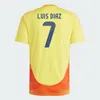 2024 Copa ColOMbiA JAMES Fußballtrikots Kinderset 2025 Columbia Nationalmannschaft Fußballtrikot Home Away Set Camisetas 24 25 D.VALOYES ARANGO C. CHUCHO CUADRADO