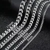 Chains Fashion Men Stainless Steel Cuba Chain Necklace6/8/10MM High Quality Cuban Hip-Hop Style Jewelry