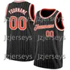 Anpassad Pinstripe Basketball Jersey Personligt namnnummer Män barn Anpassad tröja