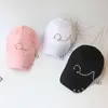 Ball Caps Korean Simple Hip Hop Cotton Outdoor Chain Sports Girls Baseball Cap With Ring Visors Snapback Hats