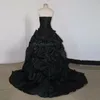 Punk preto gótico vestido de casamento sob medida 2024 laço preto traje vermelho vitoriano steampunk guerra halloween vestidos de noiva espartilho querida apliques rendas igreja nupcial