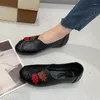 Sıradan Ayakkabı Kadın Deri Kadın Daireleri Loafers Lüks Slip-On Bayanlar Hafif Mokasen Tasarımcısı Zapatos Mujer