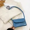 Saco pequeno vintage retro feminino couro do plutônio ombro mensageiro sacos meninas senhoras jacaré crossbody crocodilo bolsas femininas # g30