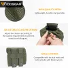 Sacs Idogear Tactical Dump Pouchable pliable à haute capacité Mesh en nylon MOLLE CEINTURE COMPATIBLE LECTRABLE LECTRABLE DURAGE DU RECHSTRING 3595