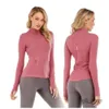 Versão alta Lu-088 2024 Jaqueta de ioga feminina LL Workout Sport Coat Fitness Jacket Sports Quick Dry Activewear Top Sólido Zip Up Moletom Sportwear Venda quente 2368