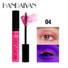 UV-licht Neon Kleurrijke Mascara Halloween Cosmetisch Pigment Glanzende Oogmake-up Lichtgevende Mascara Sneldrogend Licht in donkere fluorescentie