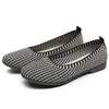 Casual Shoes Flying Weaving Women's Single Old Beijing Cloth Lightweight And Breathable One Step Mom's Soft Sole