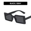 2 PCS الموضة مصمم فاخر الفلورسنت نظارة شمسية خضراء مربعة نظارة شمسية نسائية 2020 جديدة أزياء الشوارع نظارة شمسية