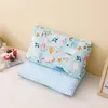 1 Pc Short Plush Baby Pillow Case With Zipper Doublesided Use Childrens 100 Cotton Kindergarten Nap Cover 240313