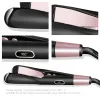 Irons 2 In 1 Curling And Straightening Twist Iron Splint Professional Negative Ion Flat Iron Instant Heating Hair Straightener&Curler