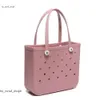 Women Bogg Bag Silicone Beach Custom Tote Fashion Eva Plastic Beach Bags Eco Jelly Candy Lady Handbags Summer 258 680