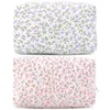 2pcs sac de maquillage matelassé grande capacité sac cosmétique floral sac de toilette de voyage mignon Cott pinceaux de maquillage stockage pour les femmes g79t #