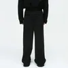 Pakken voor heren PFNW Elegant voor mannen Mode Koreaanse stijl Eenvoudig schouderstuk Pak Set Trend Mannelijke Wollen Blazers Losse broek 9C2659