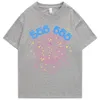 Fashion Kurzarm Creativity Sp5der 555555 Angel Number Print T-Shirt