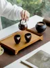 Set di stoviglie per il tè Cambio forno Castagna Marrone Pittura Argento Perilla Set da tè per otto feste Confezione regalo combinata con tazza cinese