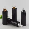 Storage Bottles 24pcs/lot 250ml Travel Black Refillable Plastic Perfume Atomizer Small Sprayer Bottle